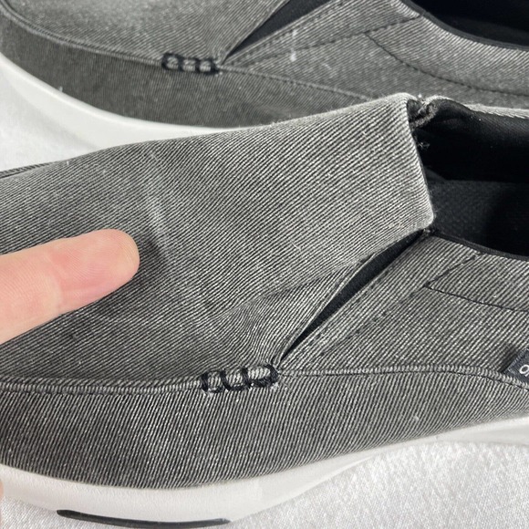 OrthoComfoot Mens 10 Orthopedic Loafers Slip On Arch Support Walk Shoes ￼Gray ￼ - Picture 15 of 15